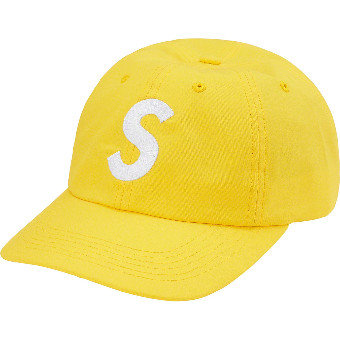 Supreme Ventile S Logo 6-Panel (FW21) - Yellow - $54