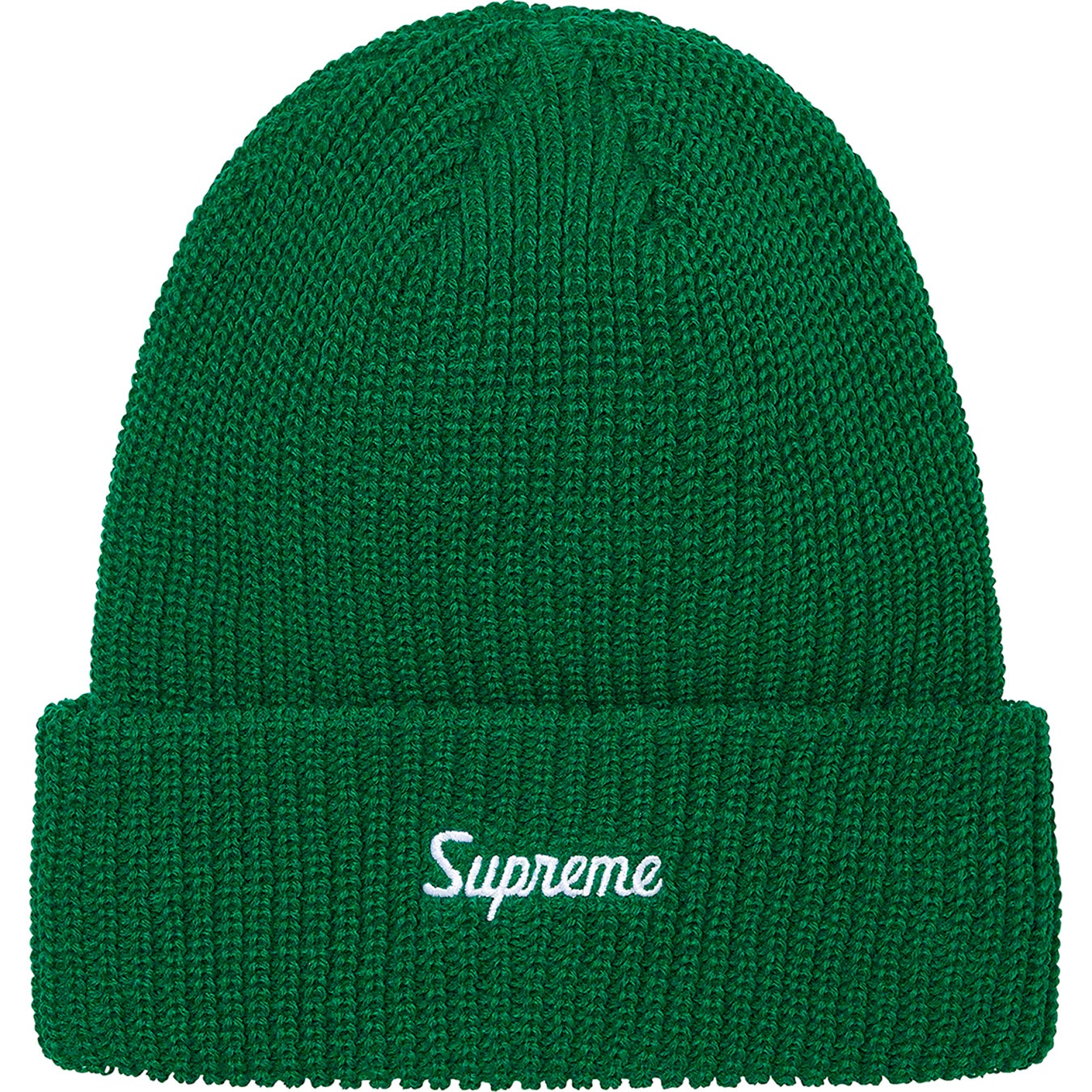 Supreme Loose Gauge Beanie (FW21) - Green - $38