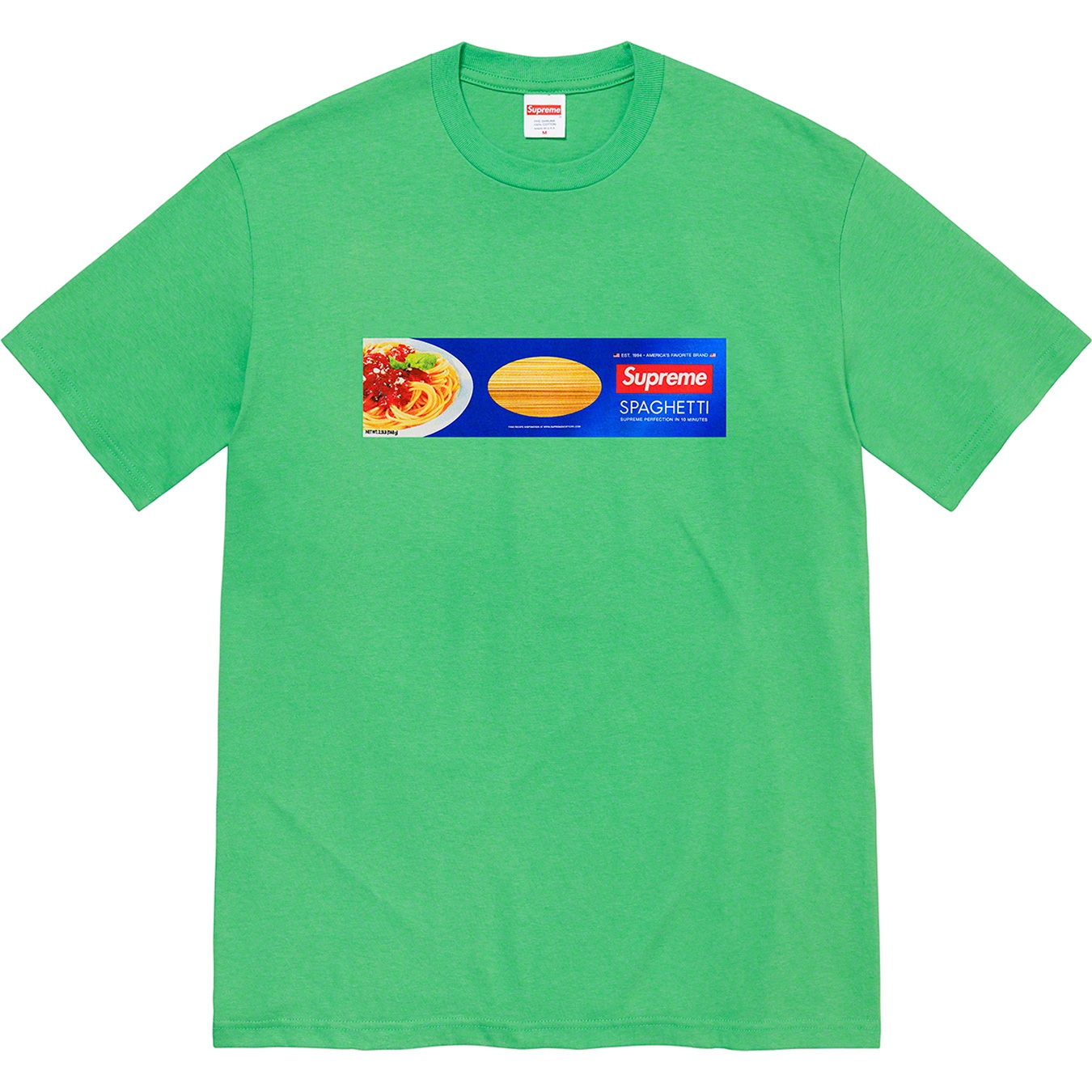Supreme Spaghetti Tee (FW21) - Green - $38