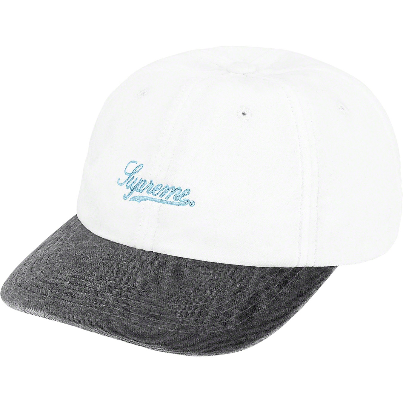 Supreme Velvet 2-Tone 6-Panel (FW21) - White - $54