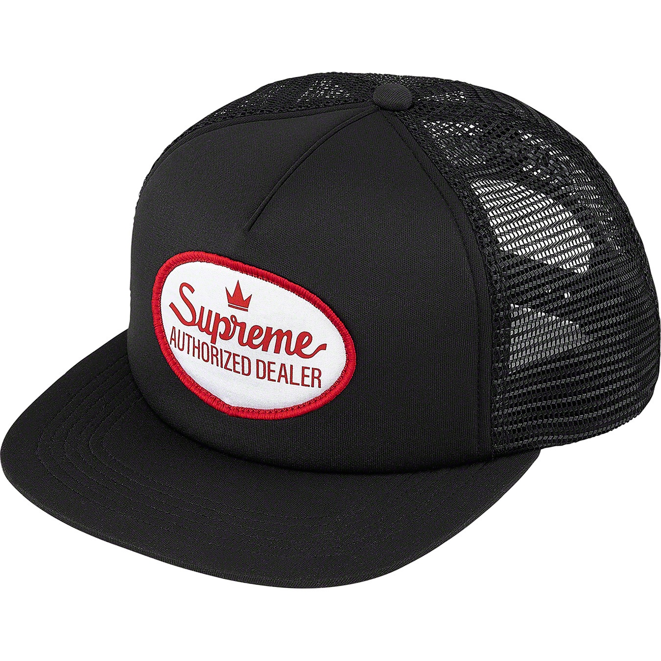 Supreme Authorized Mesh Back 5-Panel (FW21) - Black - $42