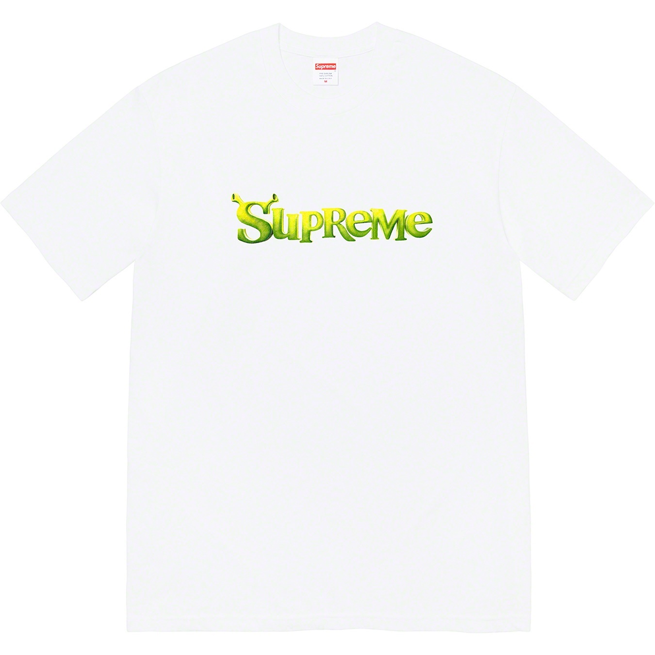 Supreme Shrek Tee (FW21) - White - $48