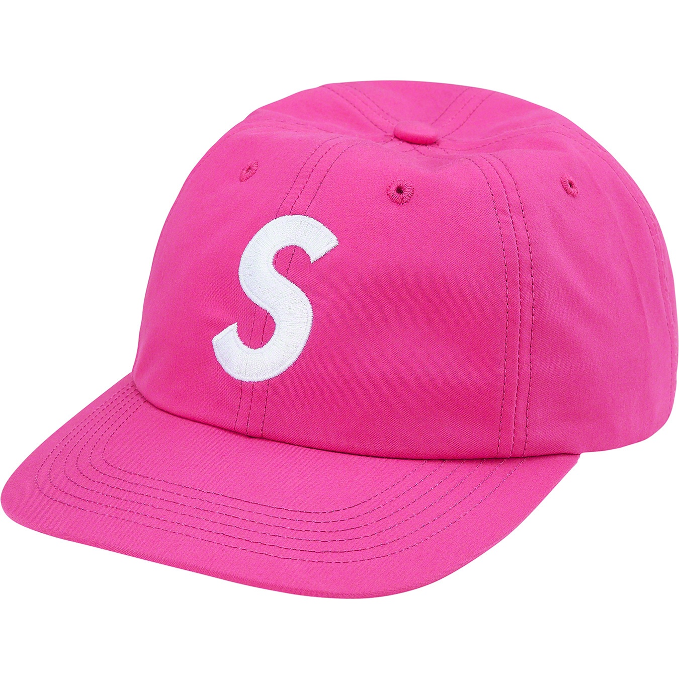 Supreme Ventile S Logo 6-Panel (FW21) - Magenta - $54