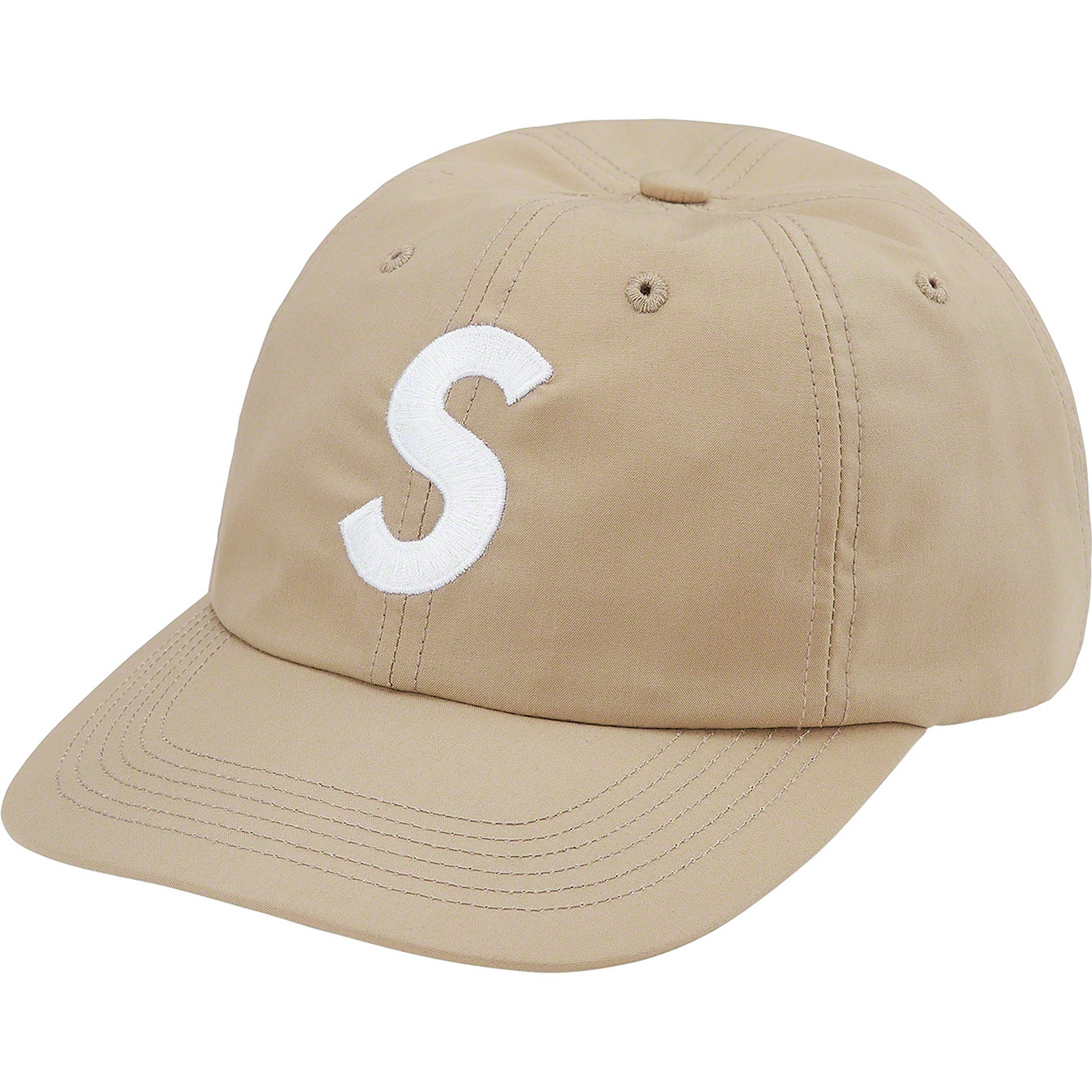 Supreme Ventile S Logo 6-Panel (FW21) - Stone - $54