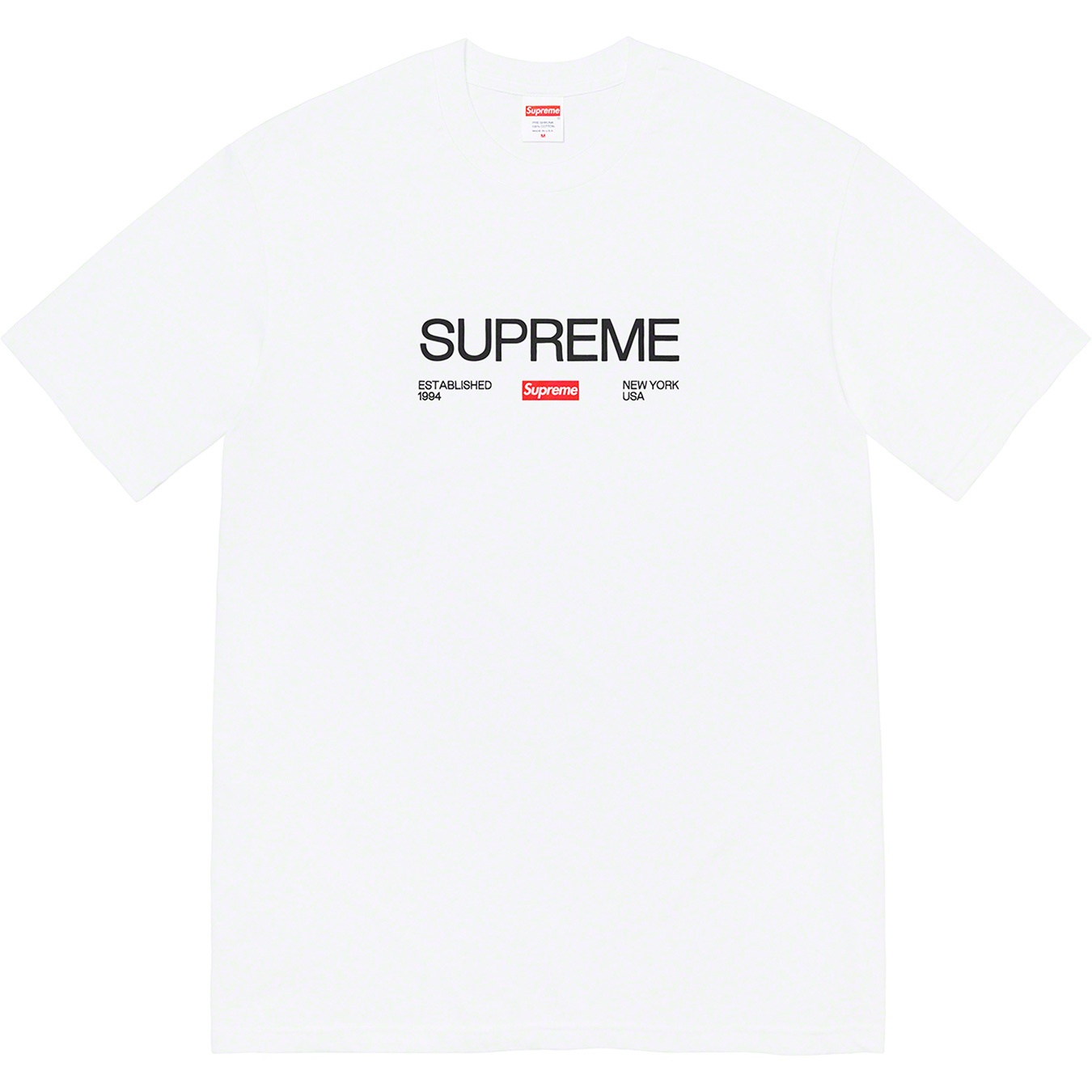 Supreme Est. 1994 Tee (FW21) - White - $38