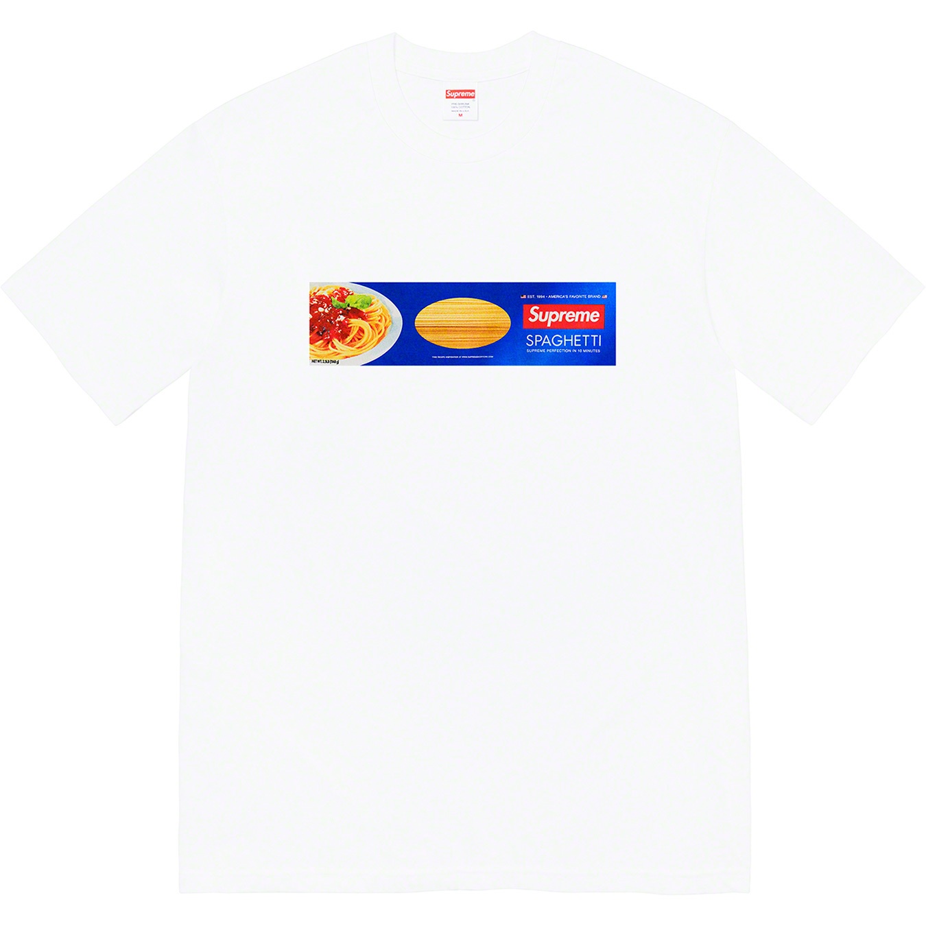 Supreme Spaghetti Tee (FW21) - White - $38