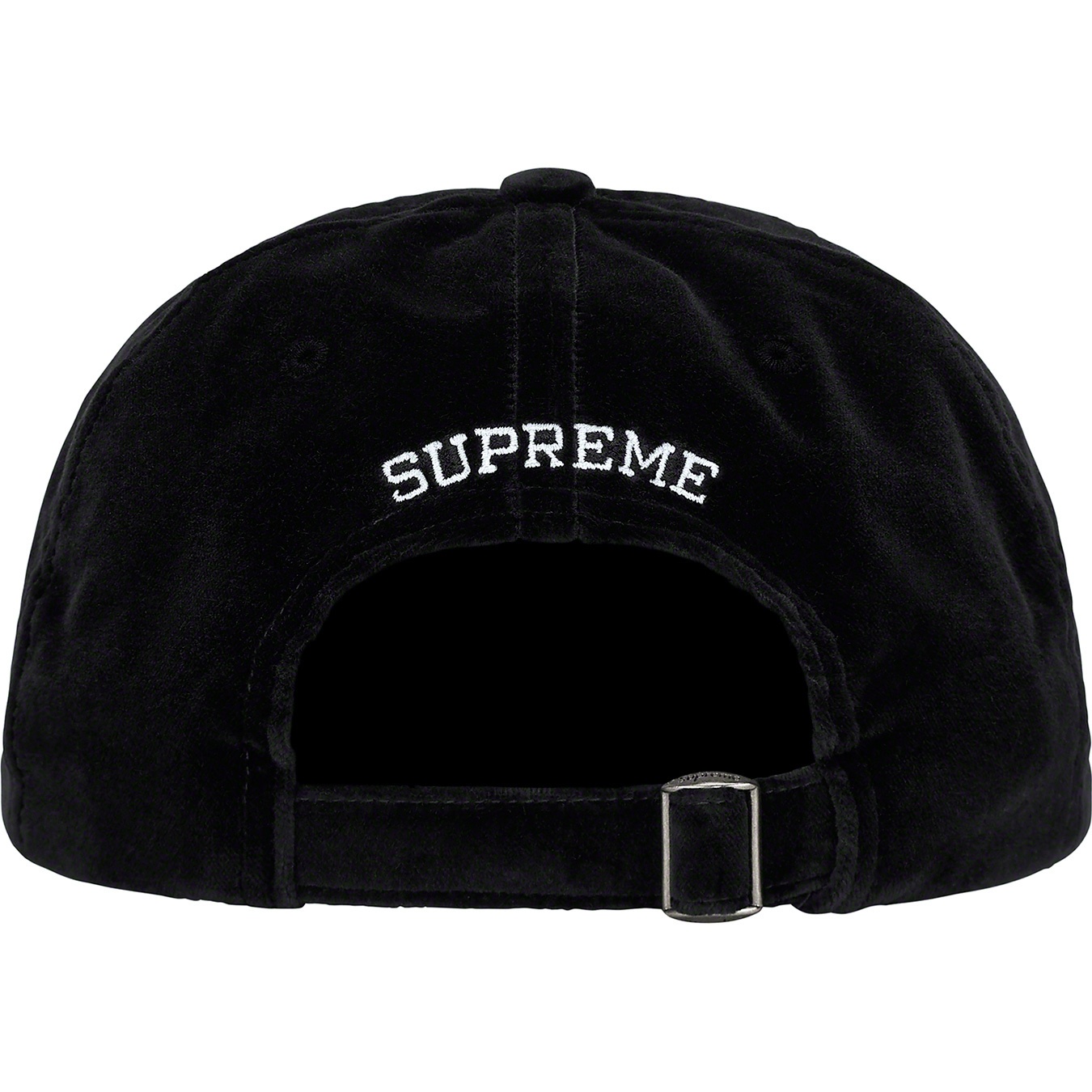 Supreme Velvet 2-Tone 6-Panel (FW21) - Black - $54