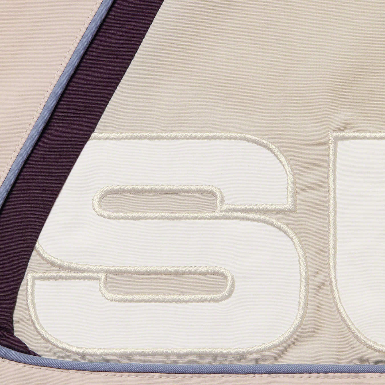 Supreme S Paneled Track Jacket (FW21) - Dusty Pink - $168