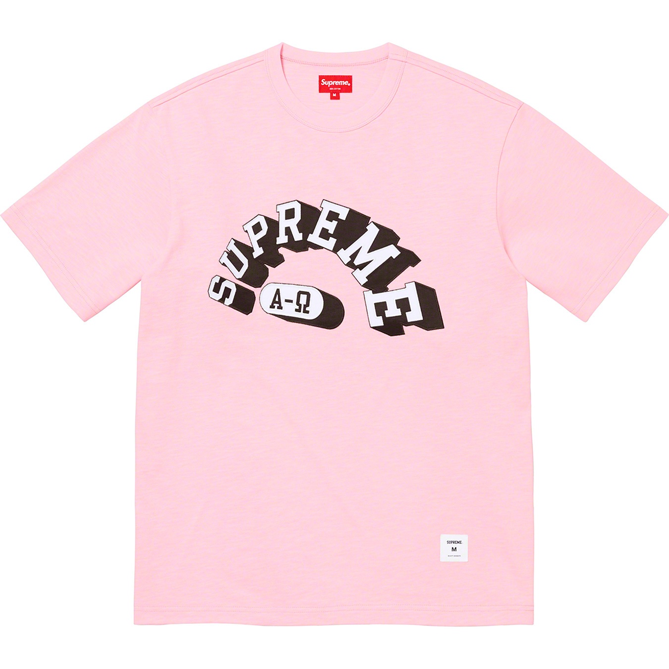 Supreme Alpha Omega S S Top (FW21) - Dusty Pink - $78
