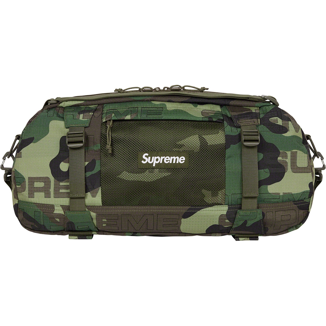 Supreme Duffle Bag (FW21) - Woodland Camo - $148