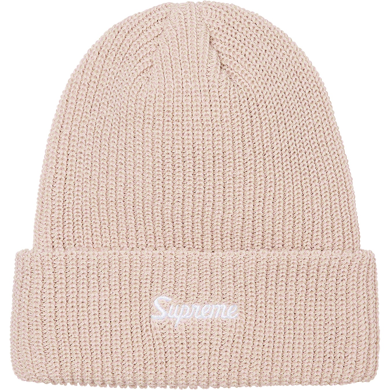 Supreme Loose Gauge Beanie (FW21) - Taupe - $38