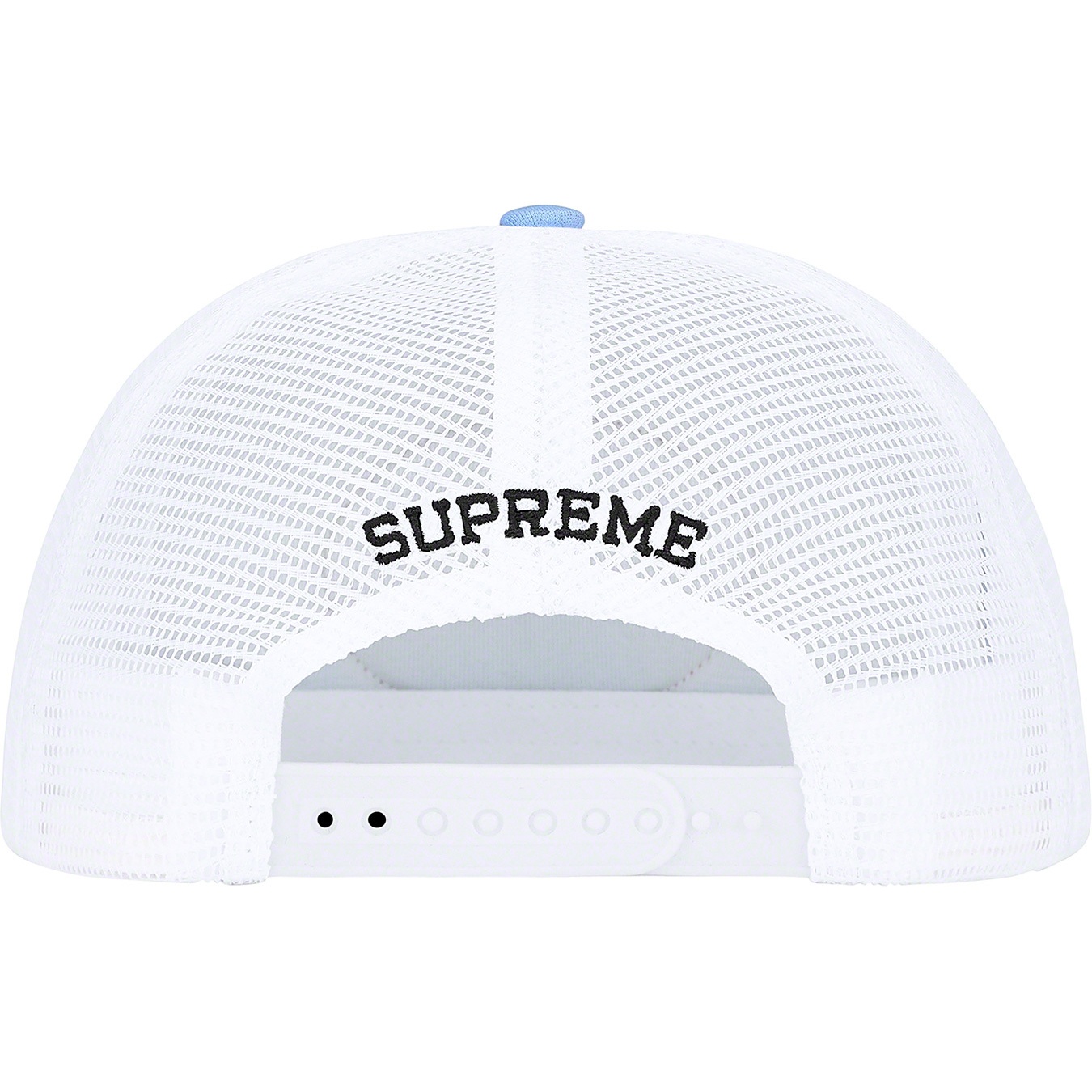 Supreme Authorized Mesh Back 5-Panel (FW21) - Light Blue - $42