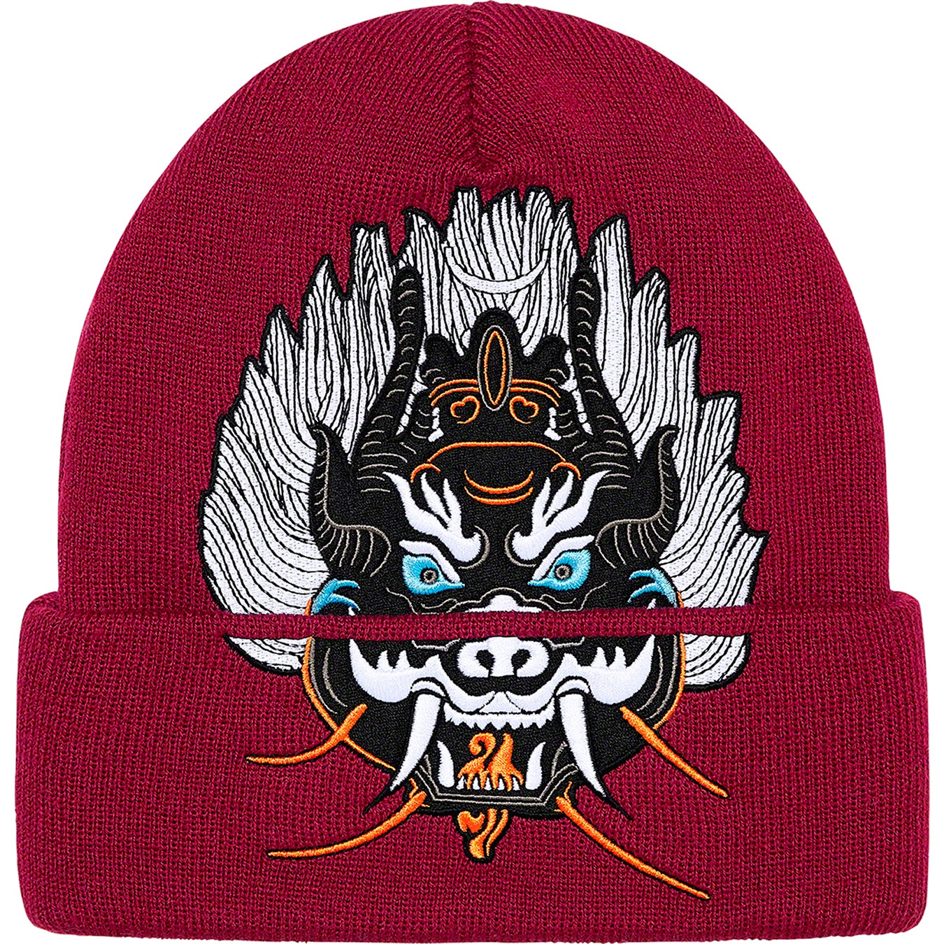 Supreme Demon Beanie (FW21) - Cardinal - $40