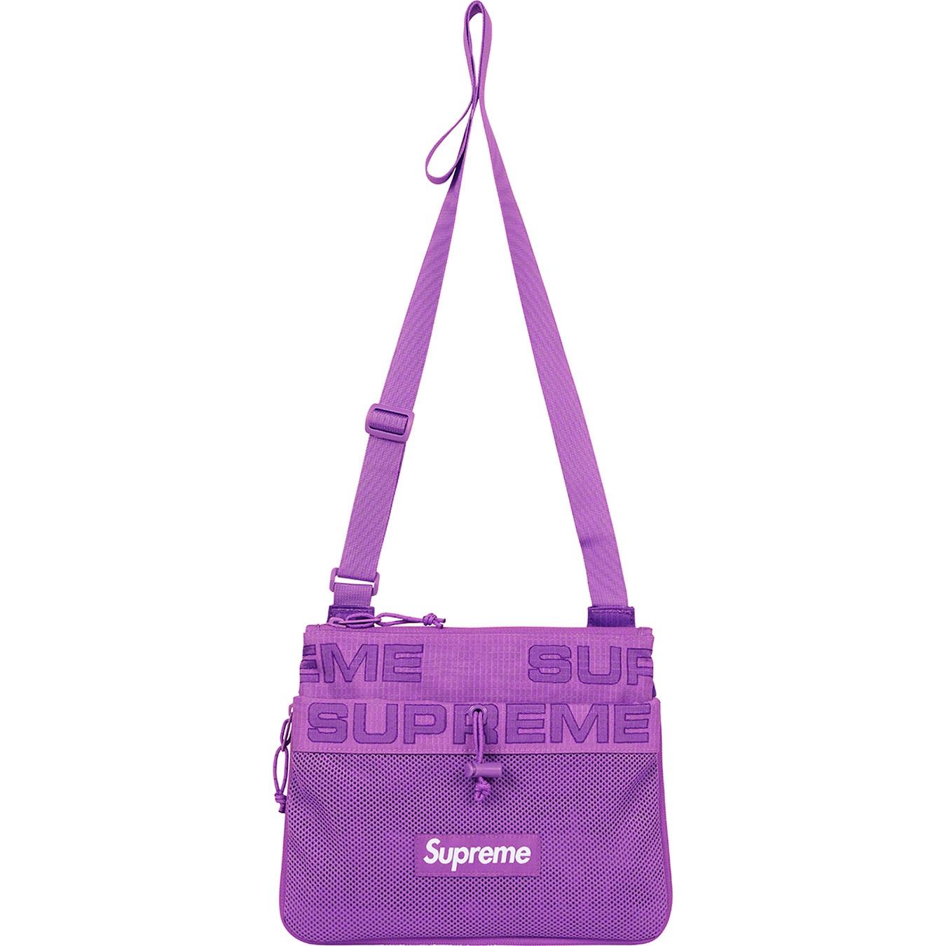 Supreme Side Bag (FW21) - Purple - $54