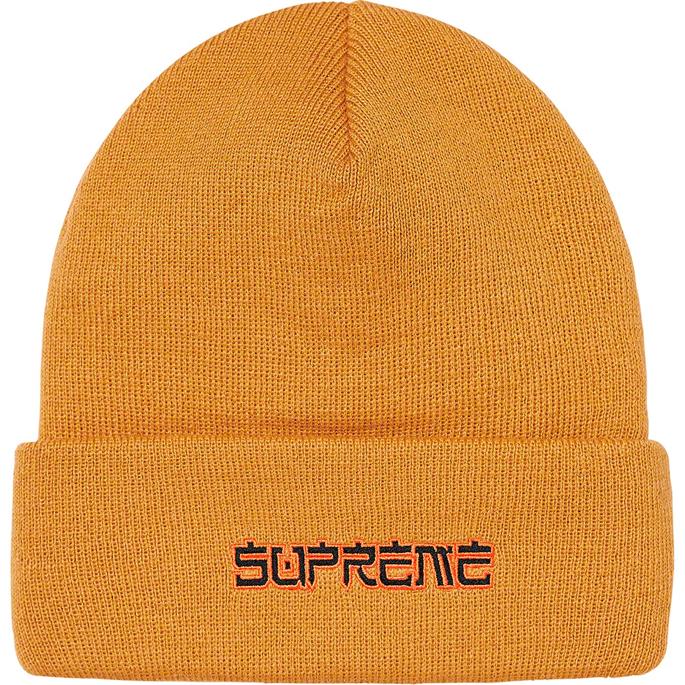 Supreme Demon Beanie (FW21) - Mustard - $40