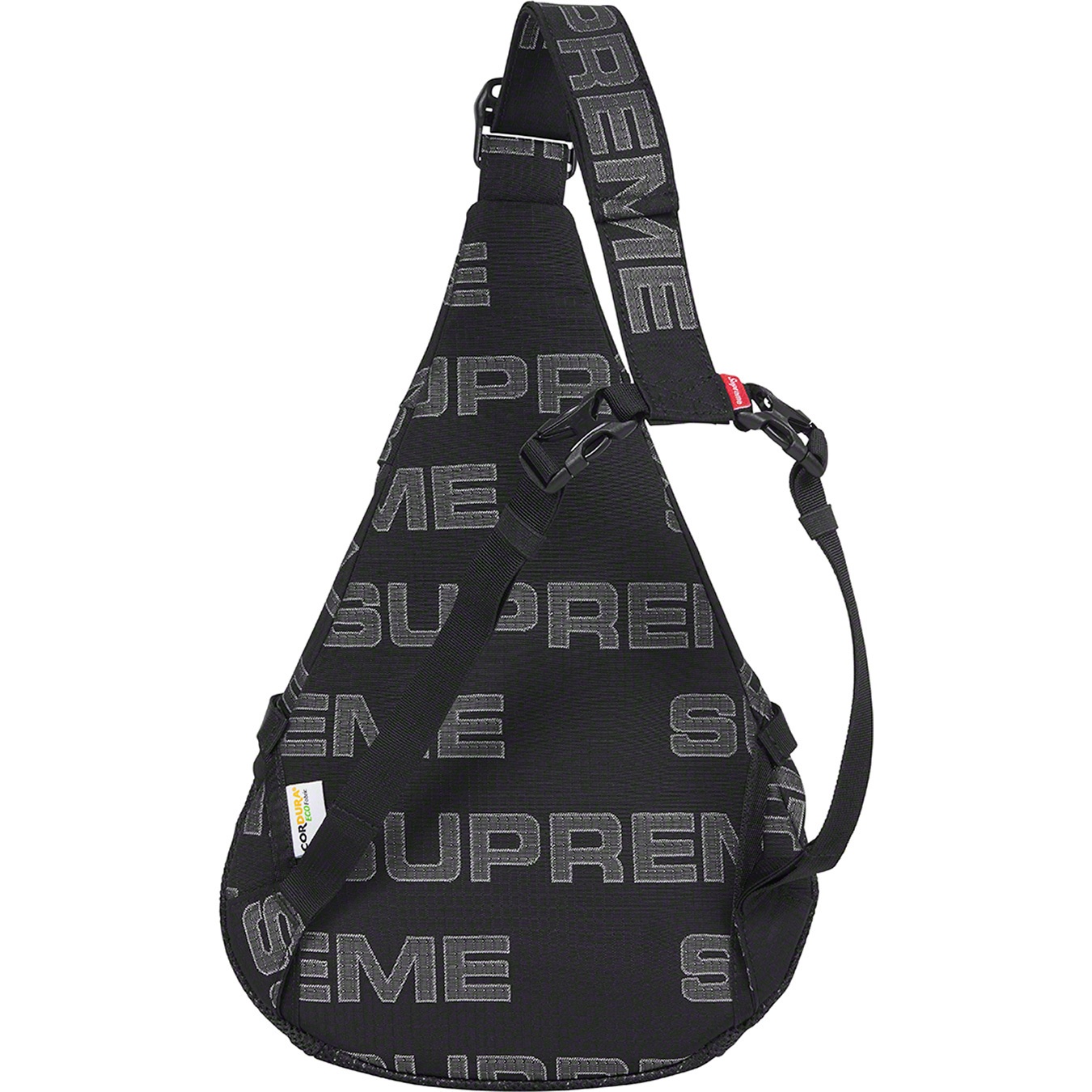Supreme Sling Bag (FW21) - Black - $78