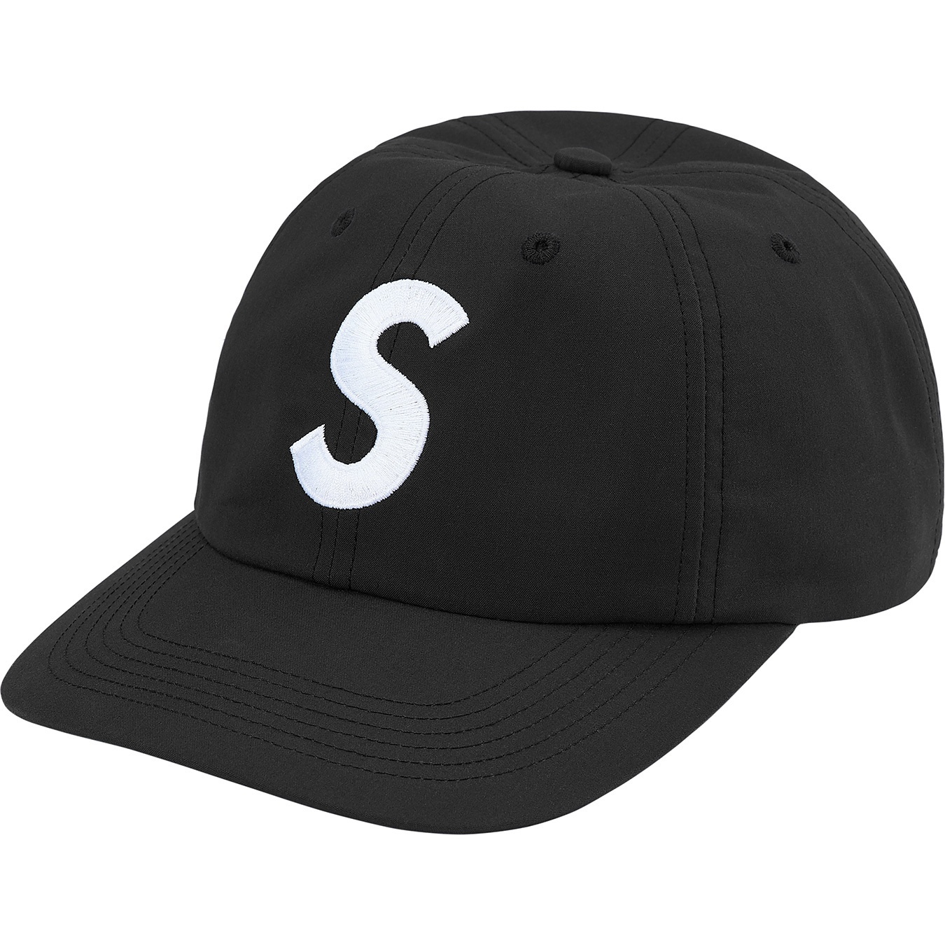 Supreme Ventile S Logo 6-Panel (FW21) - Black - $54