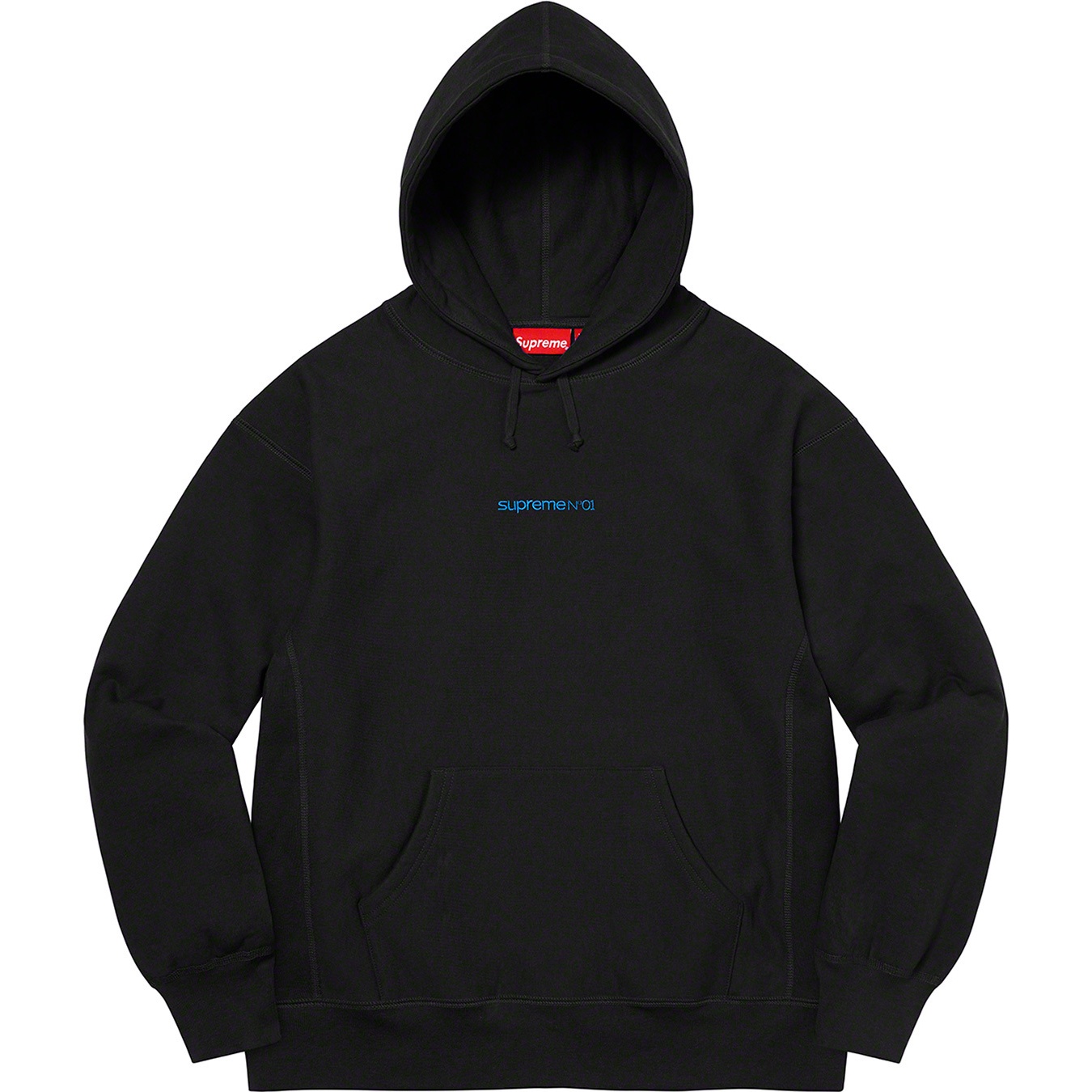 Supreme Number One Hooded Sweatshirt (FW21) - Black - $168