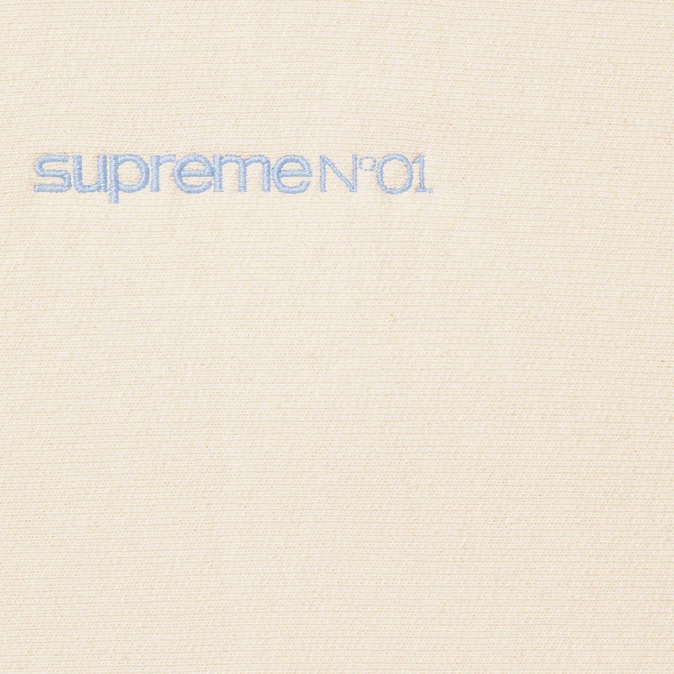 Supreme Number One Hooded Sweatshirt (FW21) - Natural - $168
