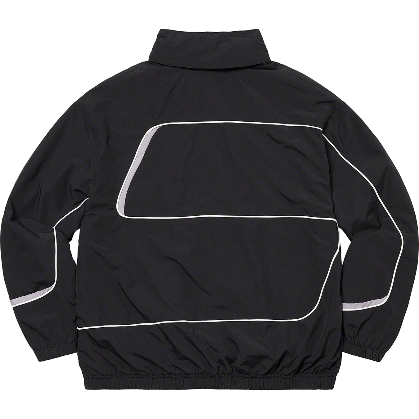 Supreme S Paneled Track Jacket (FW21) - Black - $168