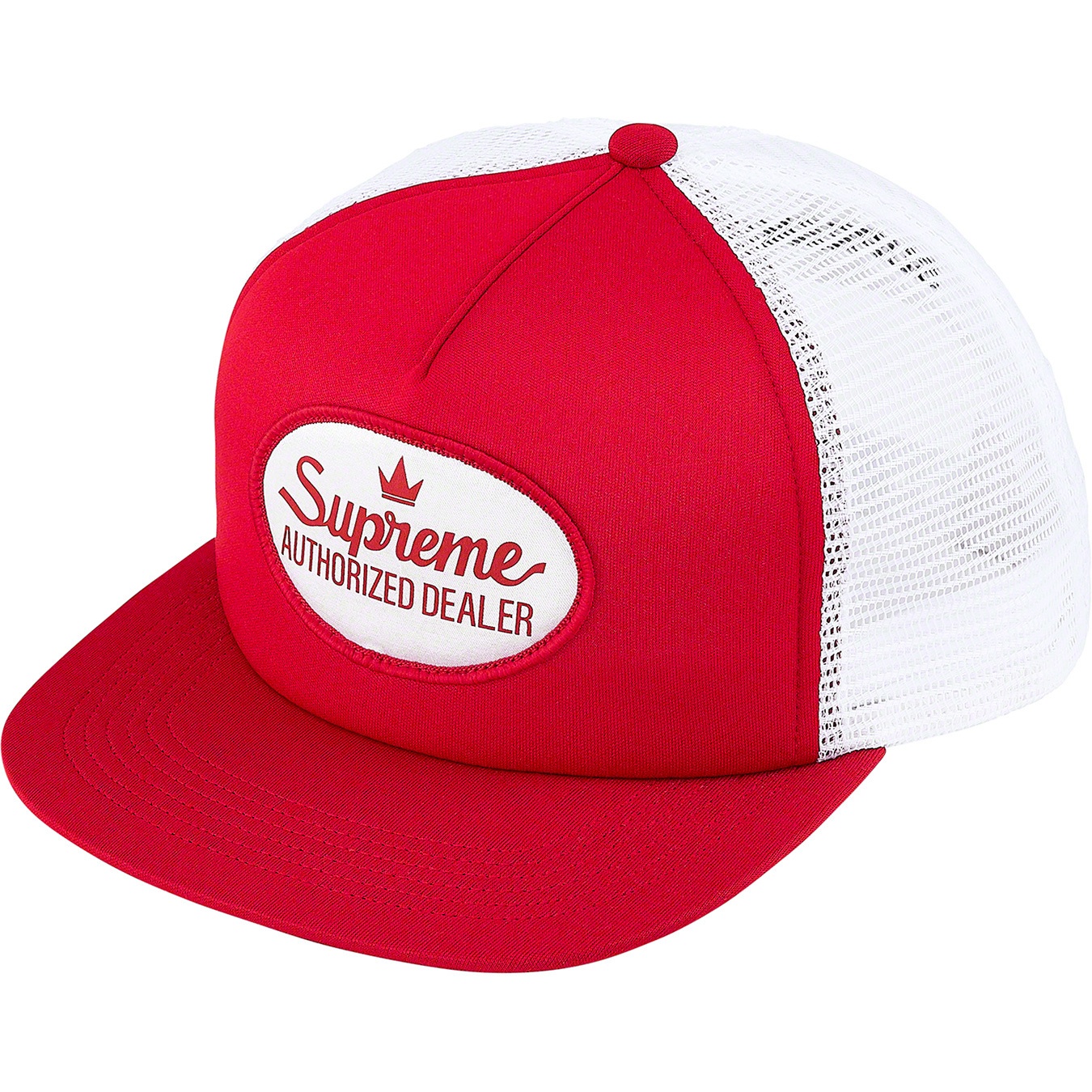 Supreme Authorized Mesh Back 5-Panel (FW21) - Red - $42