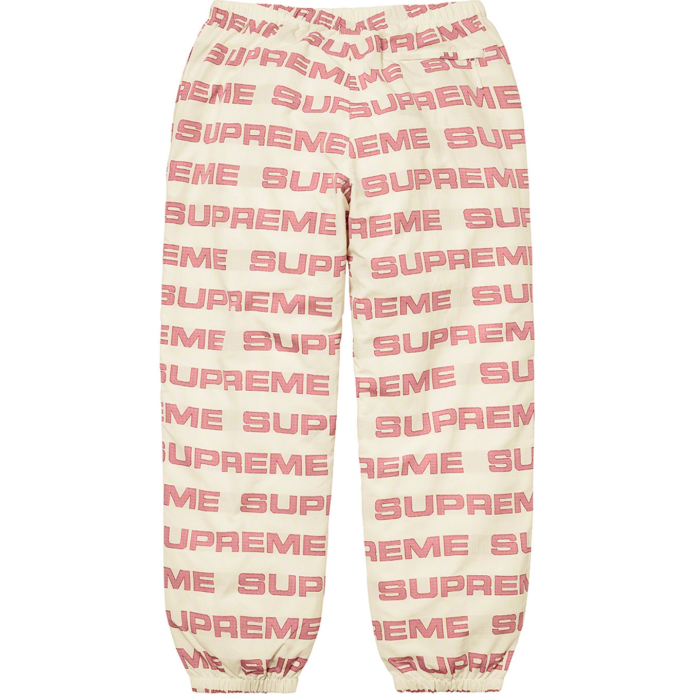 Supreme Logo Ripstop Track Pant (FW21) - Natural - $138