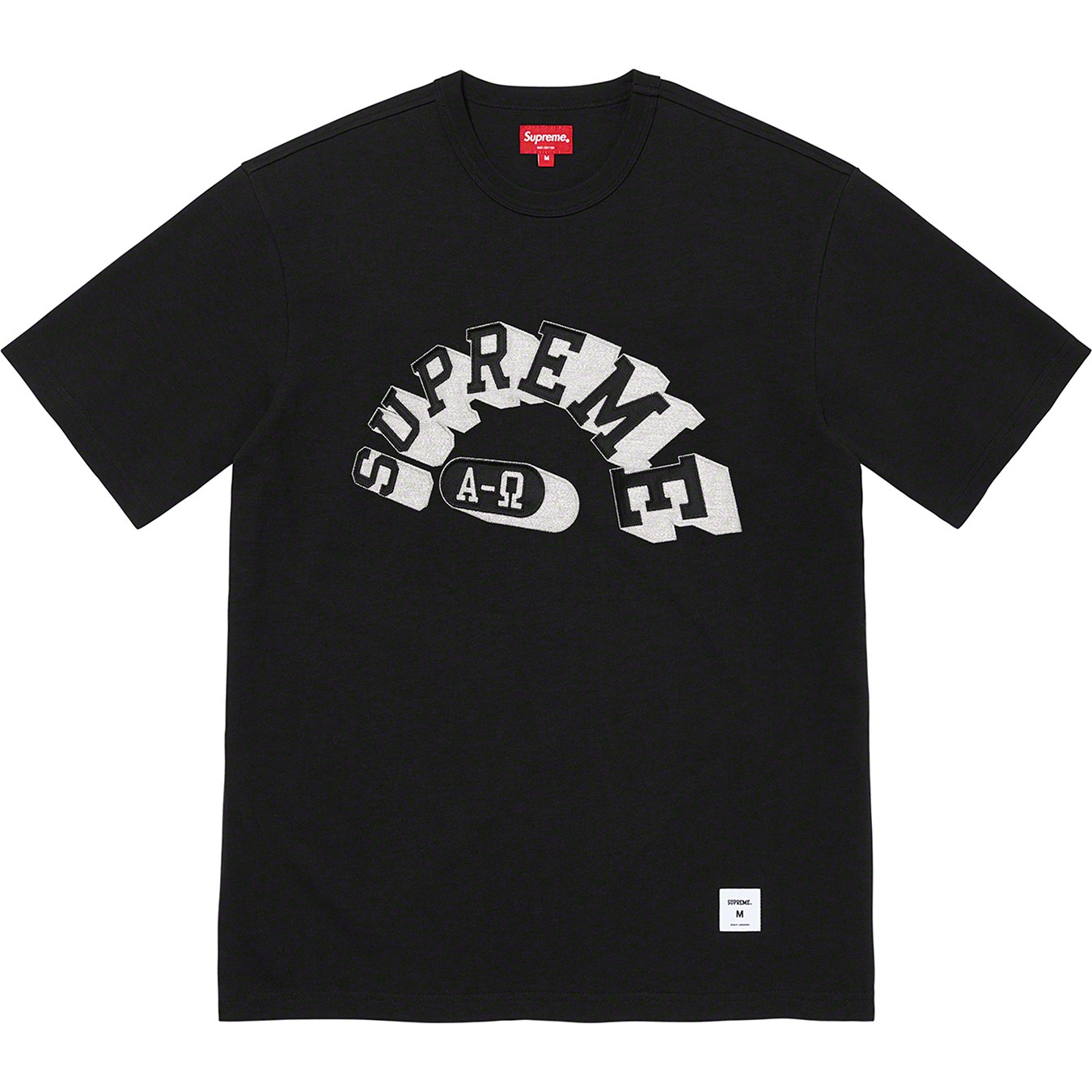 Supreme Alpha Omega S S Top (FW21) - Black - $78