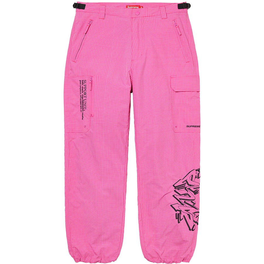 Supreme Support Unit Nylon Ripstop Pant (FW21) - Pink - $138