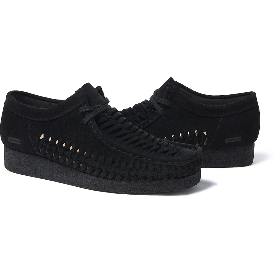 Supreme Supreme Clarks Originals Woven Wallabee (FW21) - Black - $178