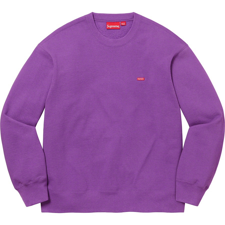 Supreme Small Box Crewneck (FW21) - Violet - $138