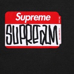 Supreme Gonz Nametag S S Top (FW21) - Black