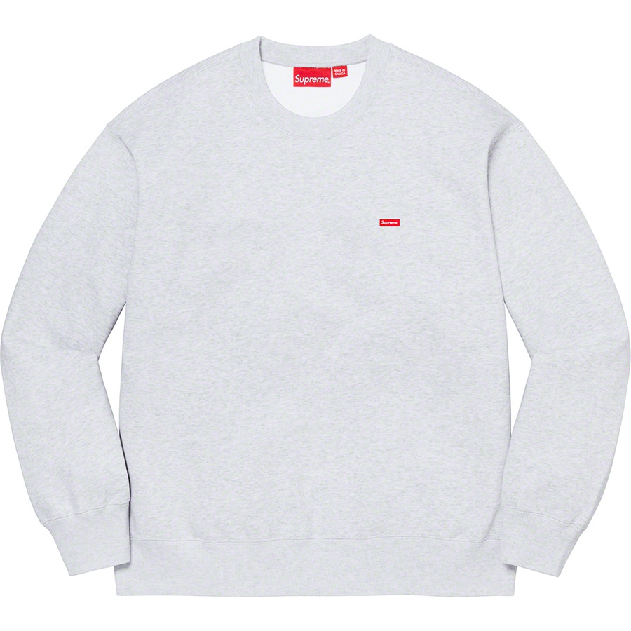 Supreme Small Box Crewneck (FW21) - Ash Grey - $138
