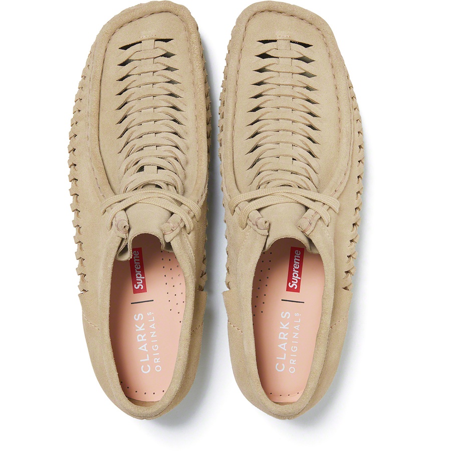 Supreme Supreme Clarks Originals Woven Wallabee (FW21) - Tan - $178