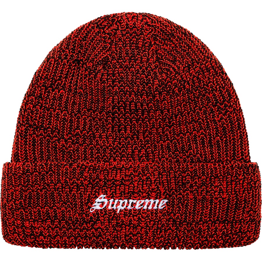 Supreme Twisted Loose Gauge Beanie (FW21) - Neon Orange - $38