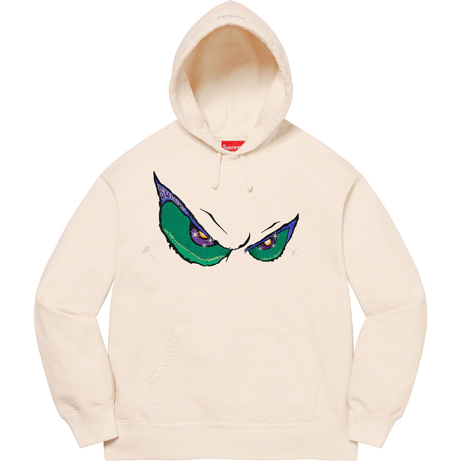 Supreme Eyes Hooded Sweatshirt (FW21) - Natural - $168