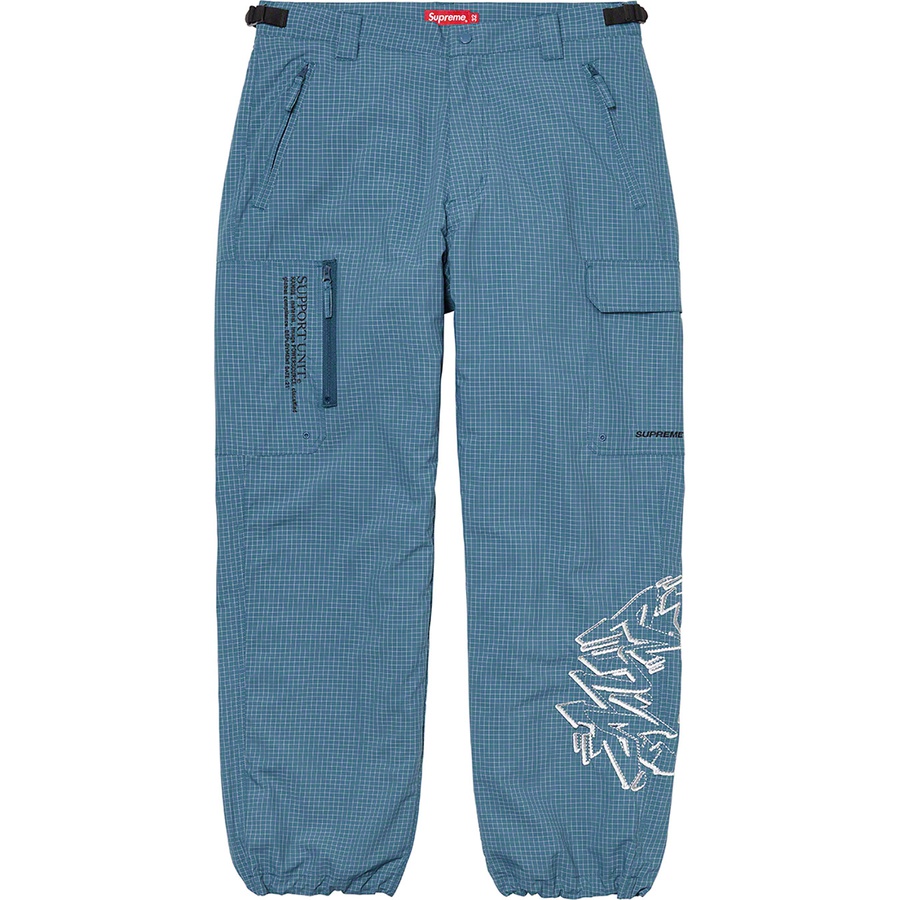 Supreme Support Unit Nylon Ripstop Pant (FW21) - Teal - $138
