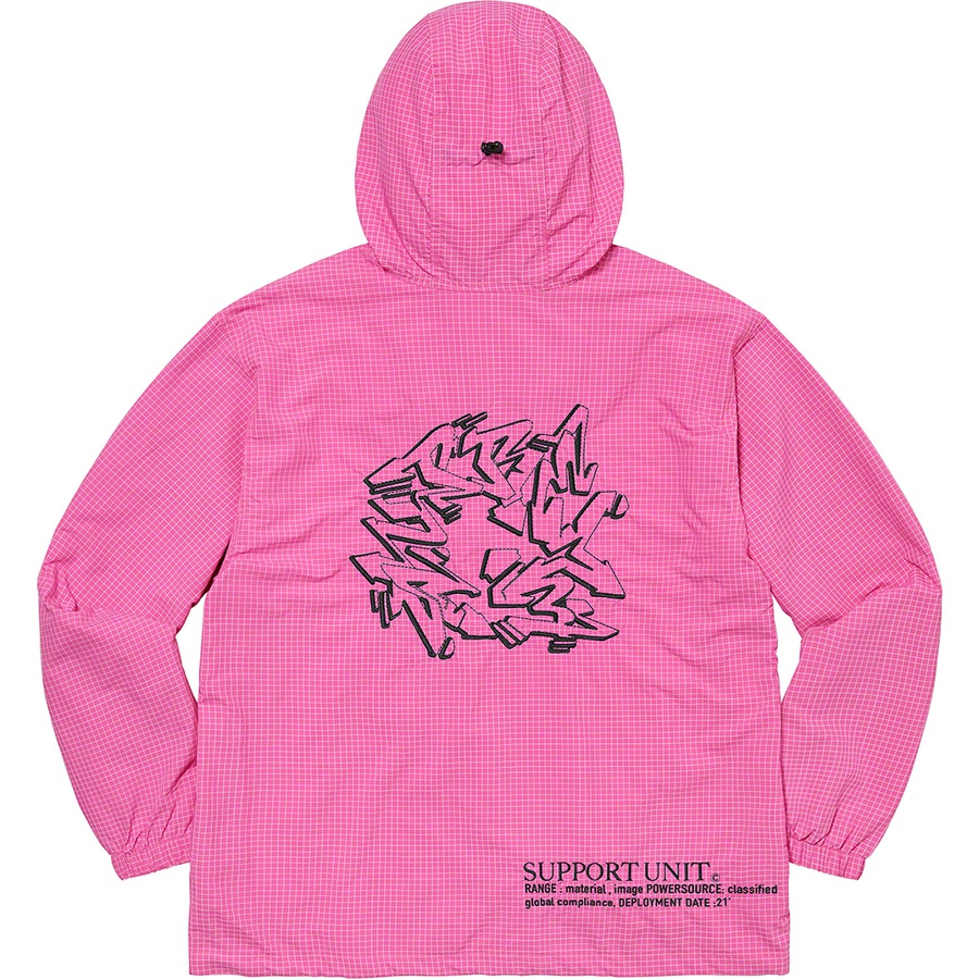 Supreme Support Unit Nylon Ripstop Jacket (FW21) - Pink - $178