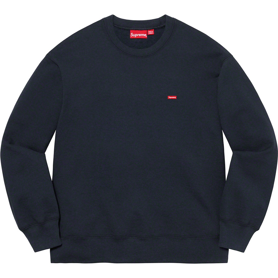 Supreme Small Box Crewneck (FW21) - Navy - $138