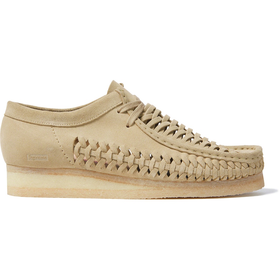 Supreme Supreme Clarks Originals Woven Wallabee (FW21) - Tan - $178