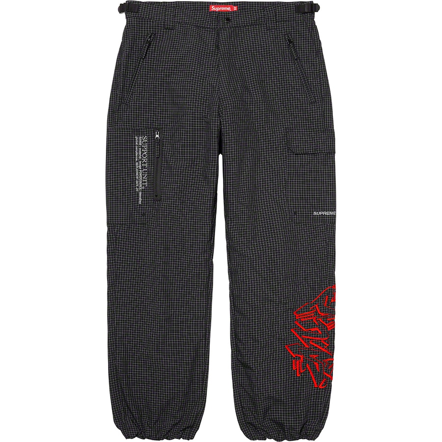 Supreme Support Unit Nylon Ripstop Pant (FW21) - Black - $138