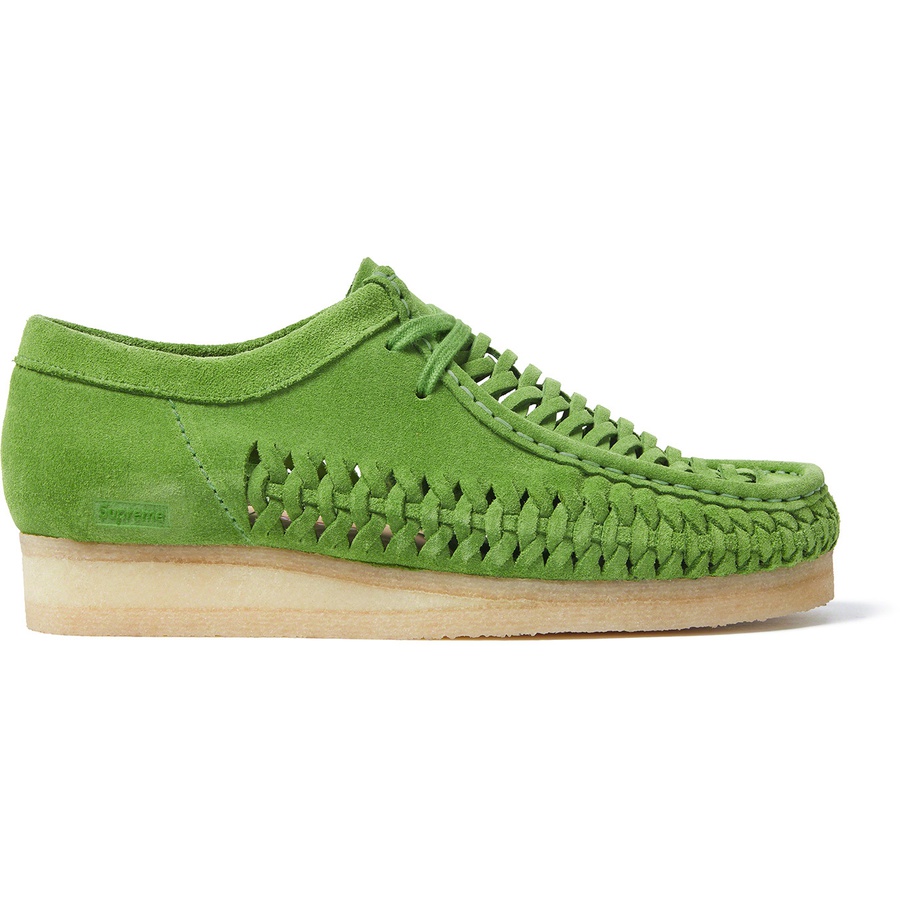 Supreme Supreme Clarks Originals Woven Wallabee (FW21) - Green - $178