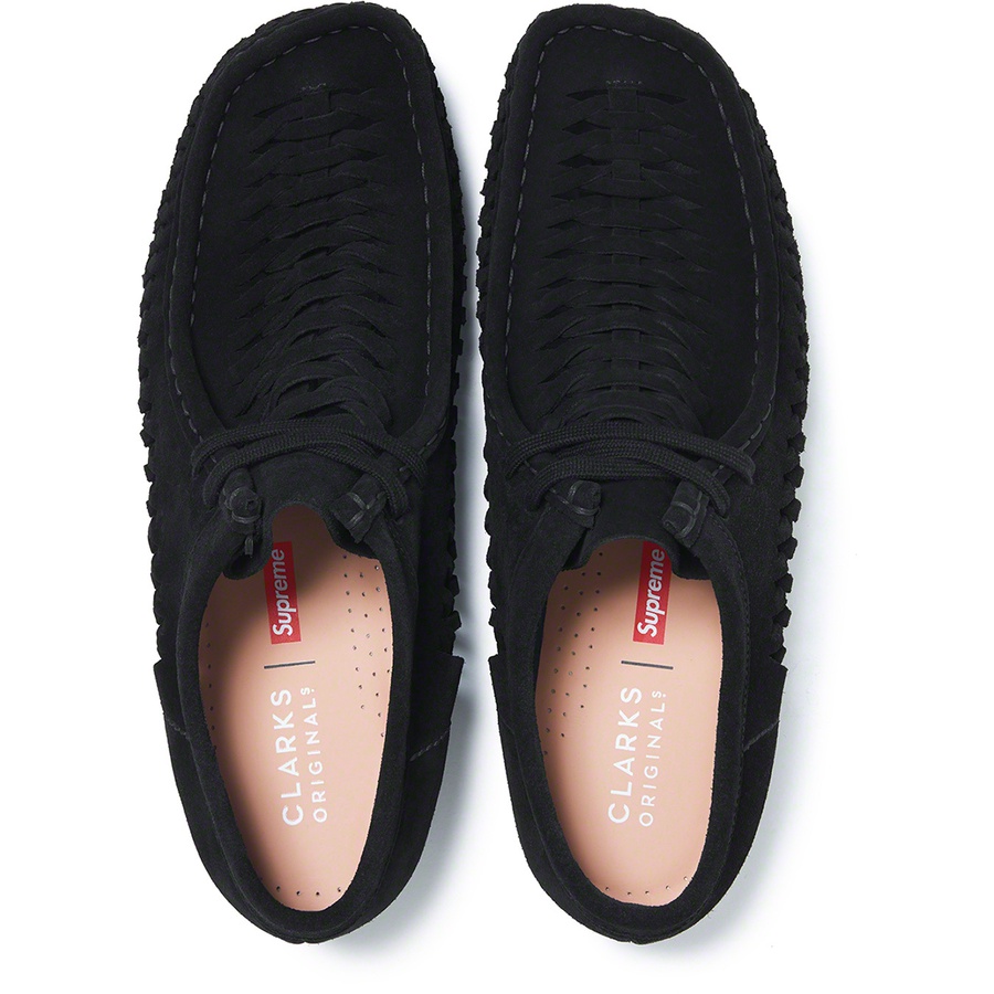 Supreme Supreme Clarks Originals Woven Wallabee (FW21) - Black - $178