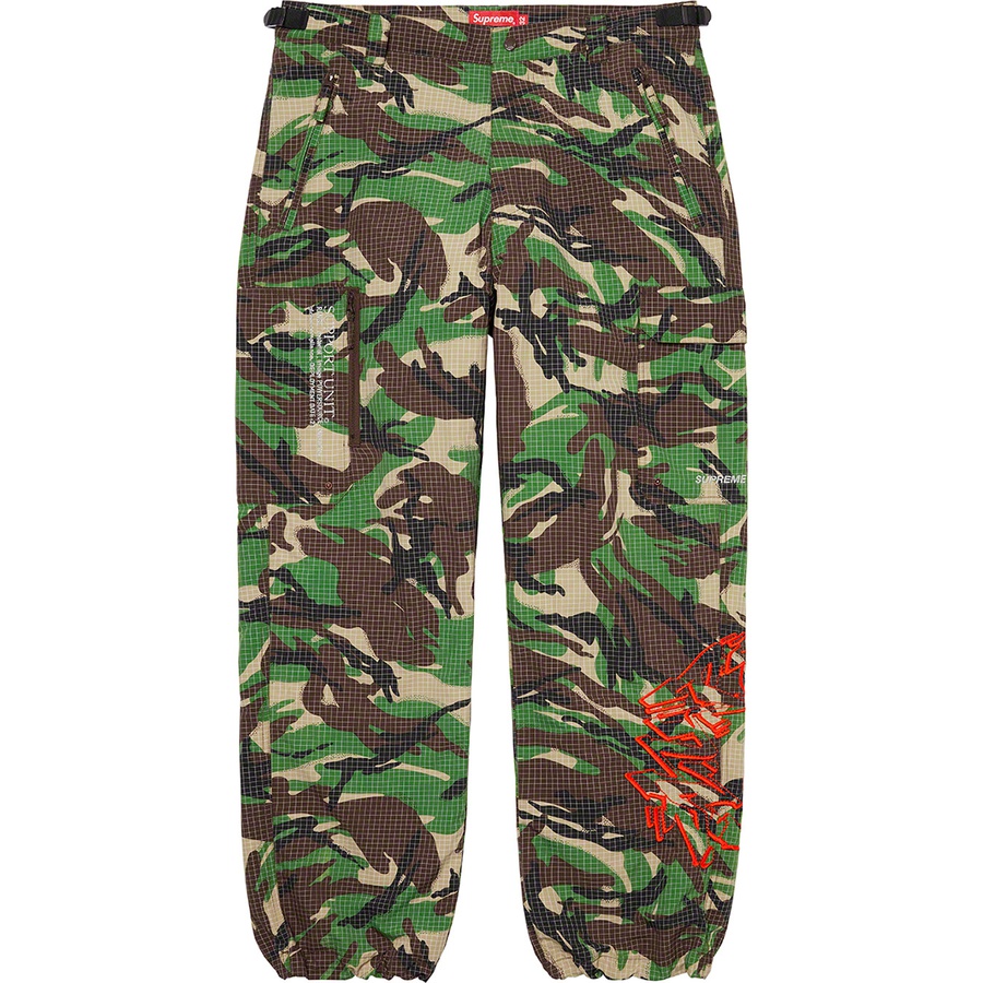 Supreme Support Unit Nylon Ripstop Pant (FW21) - Swirl Camo - $138