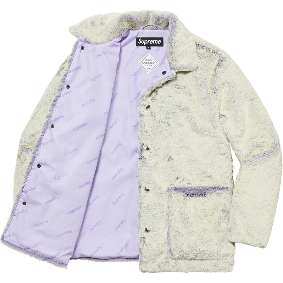 Supreme 2-Tone Faux Fur Shop Coat (FW21) - Lilac - $388