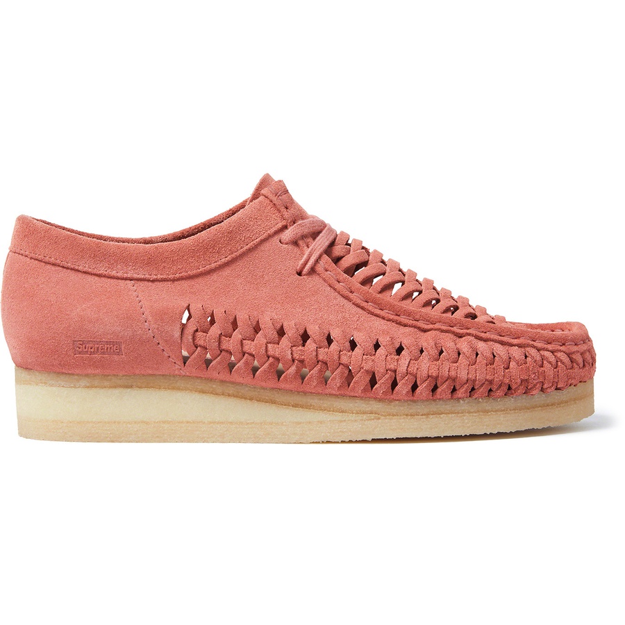 Supreme Supreme Clarks Originals Woven Wallabee (FW21) - Pink - $178