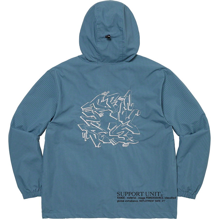 Supreme Support Unit Nylon Ripstop Jacket (FW21) - Teal - $178
