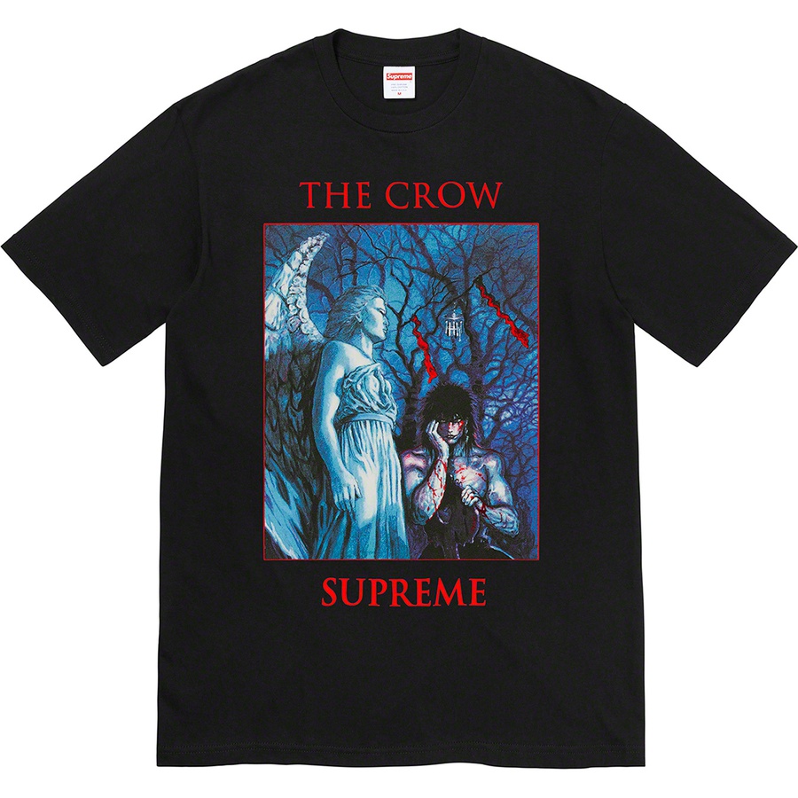 Supreme Supreme The Crow Tee (FW21) - Black - $44