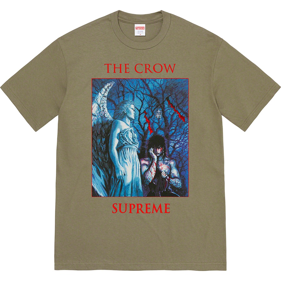 Supreme Supreme The Crow Tee (FW21) - Light Olive - $44