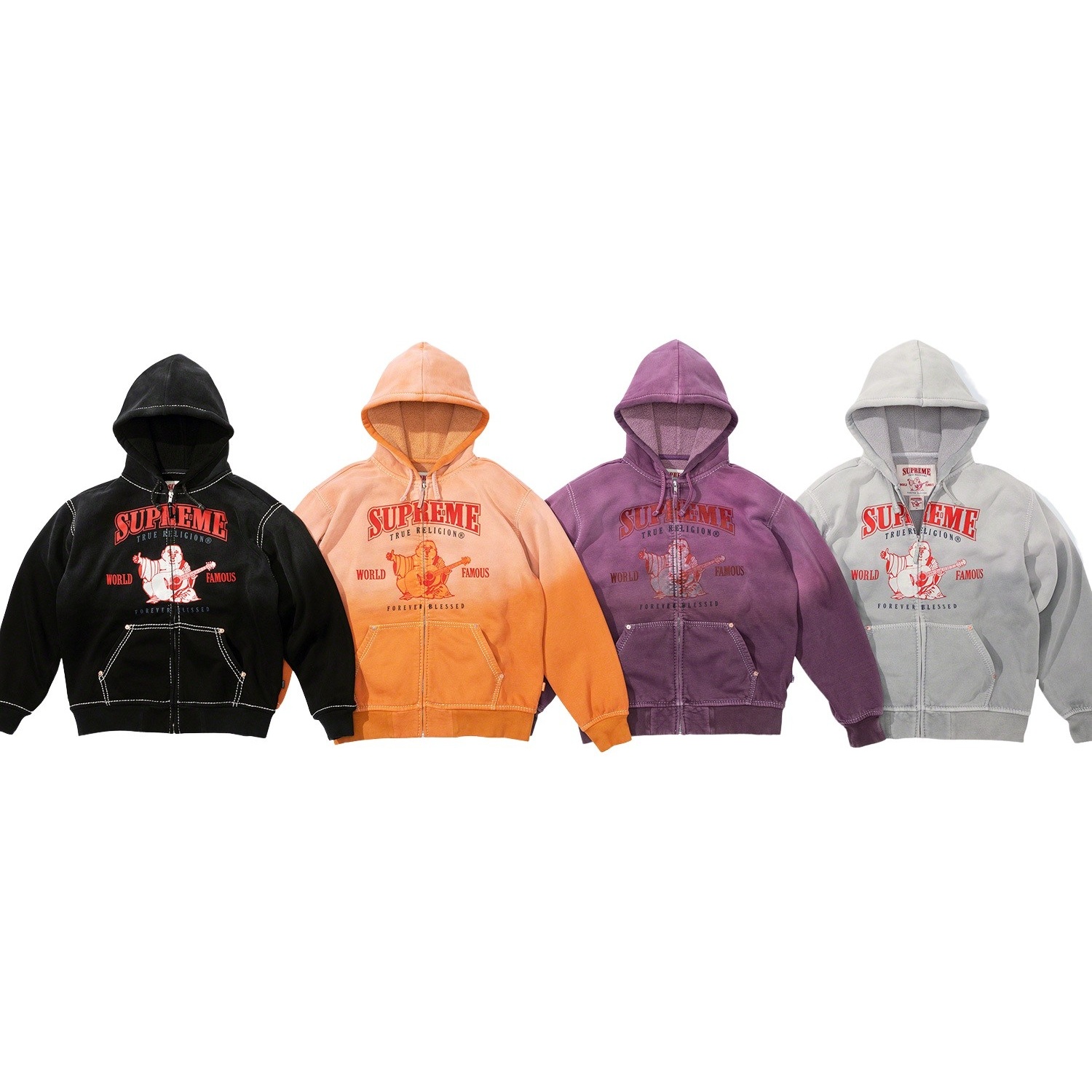 Supreme Supreme True Religion Zip Up Hooded Sweatshirt releasing on Week 6 for fall winter 2021