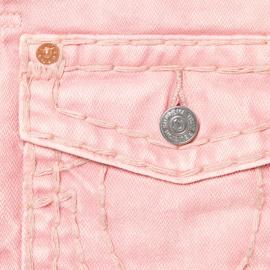 Supreme Supreme True Religion Denim Trucker Jacket (FW21) - Pink - $268